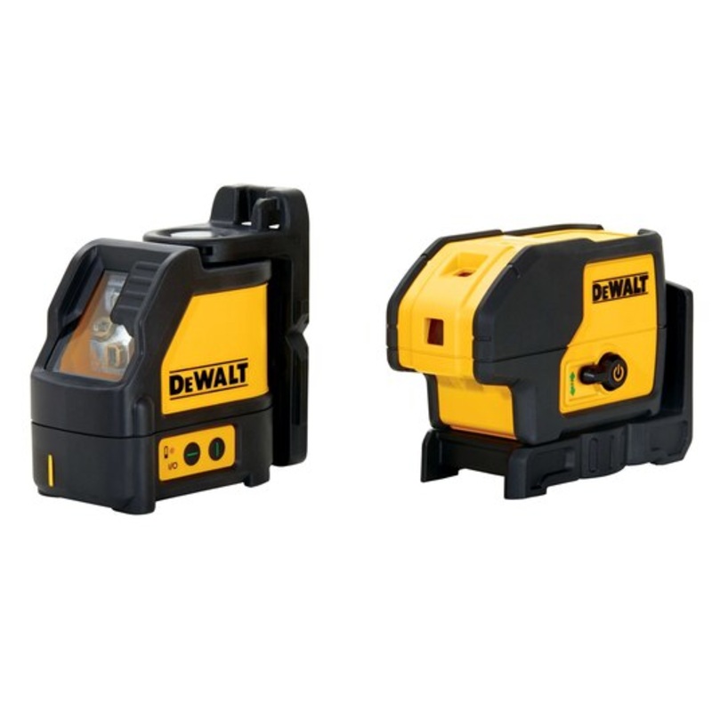 DEWALT Laser Level, 3 Spot + Cross Line, Green, 150-Foot Range