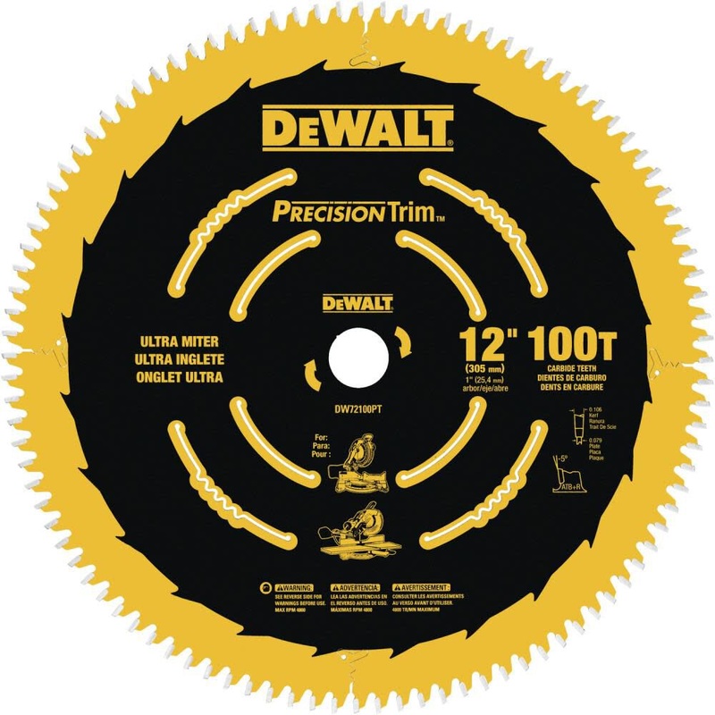 DEWALT 12" Precision Trim Miter Saw Blade