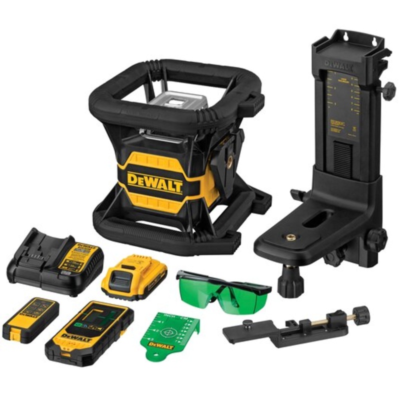 DEWALT 20V MAX* Tool Connect Green Tough Rotary Laser