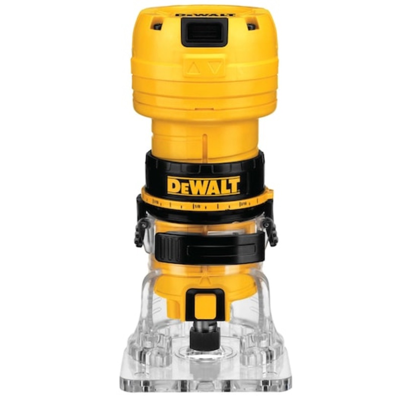 DEWALT 4.5-Amp Single Speed 1/4-Inch Laminate Trimmer, Router