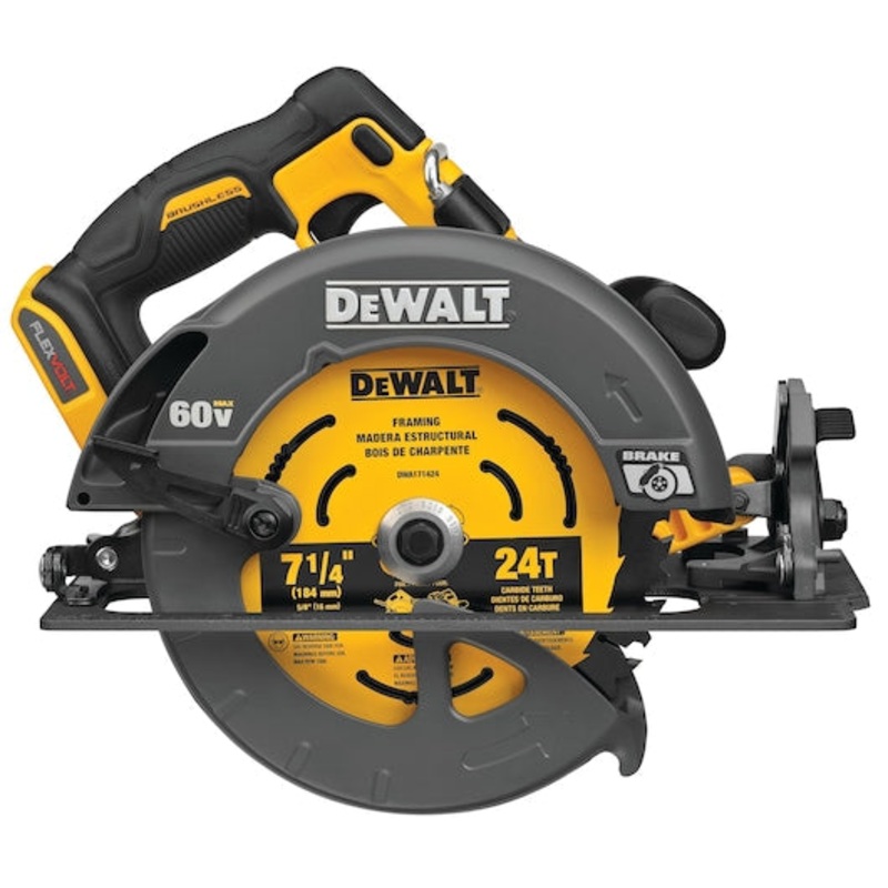 DEWALT 60V MAX* Brushless Cordless 7-1/4 in. Circular Saw with Electronic Brake (Tool Only)