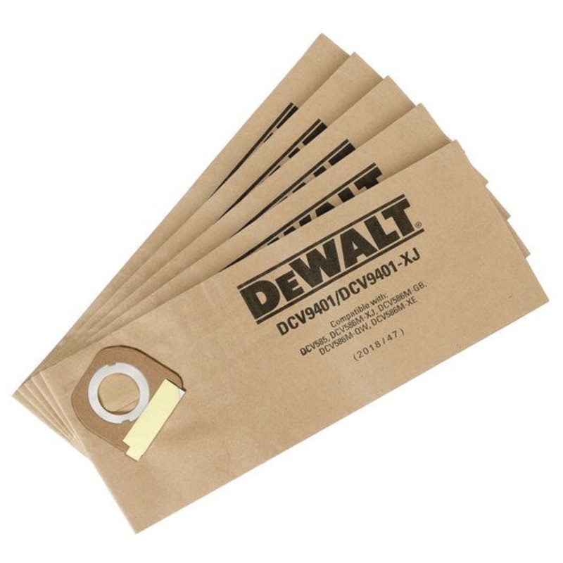 DEWALT Disposable Paper Liners For Dcv585 Dust Extractor (5 Pk)