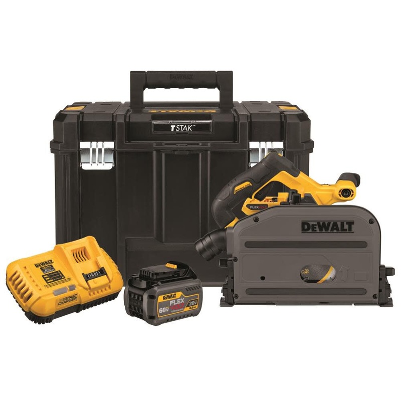 DEWALT Flexvolt 60V Max Circular Saw, 6-1/2-Inch, Cordless Tracksaw Kit