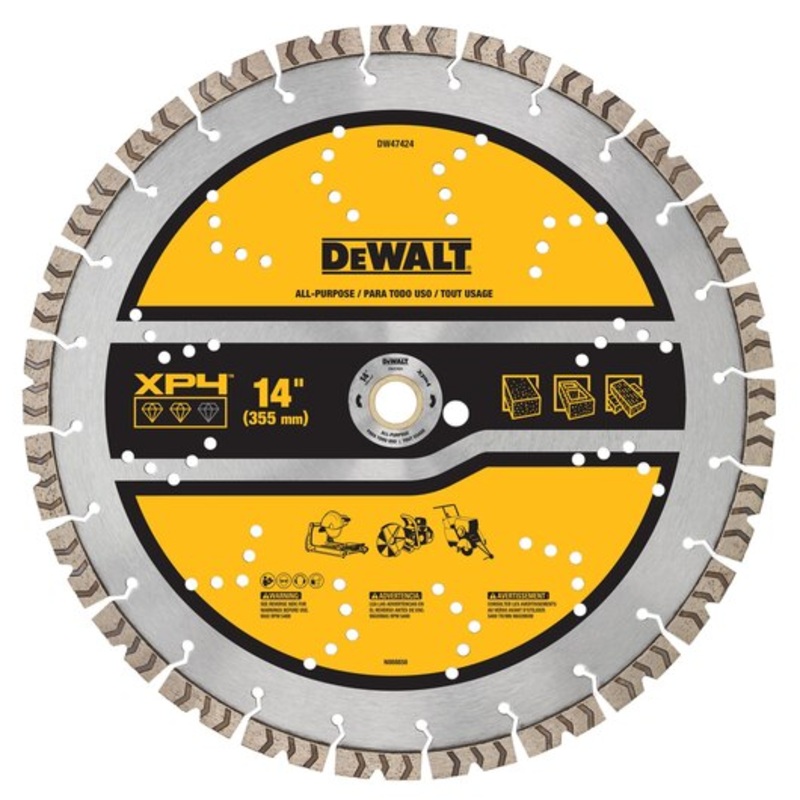 DEWALT XP4 All-Purpose Segmented Diamond Blades
