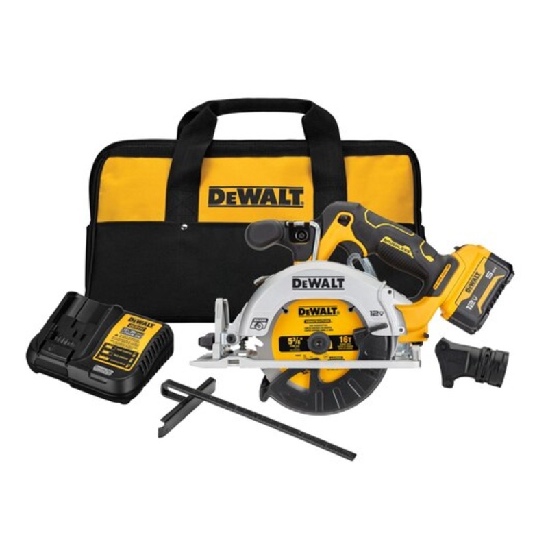 DEWALT XTREME 12V MAX* 5-3/8" Brushless Cordless Circular Saw Kit