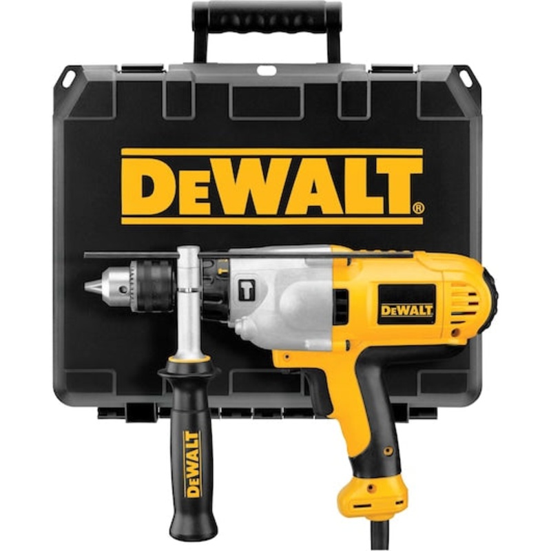 DEWALT 1/2" VSR Mid-Handle Grip Hammer Drill Kit