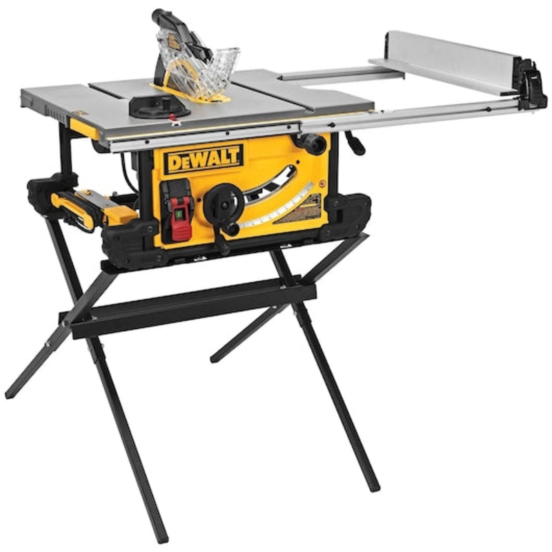 DEWALT 10 in. Table Saw with Scissor Stand