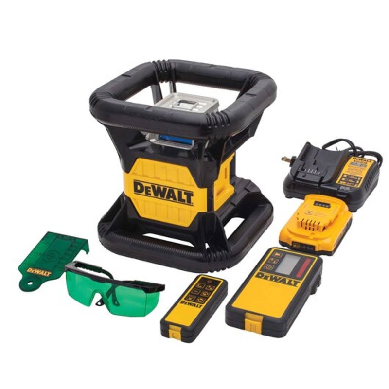 DEWALT 20V Max Rotary Laser Level, Green
