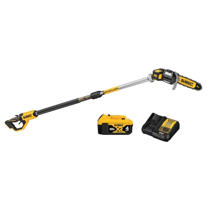 DEWALT 20V MAX* XR Pole Saw Kit W/ 4Ah Battery