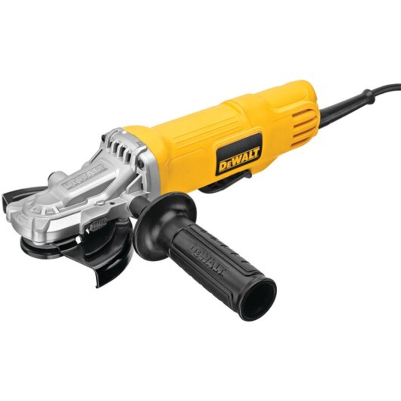 DEWALT 4-1/2 In. - 5 In. Flathead Paddle Switch Small Angle Grinder With No Lock-On
