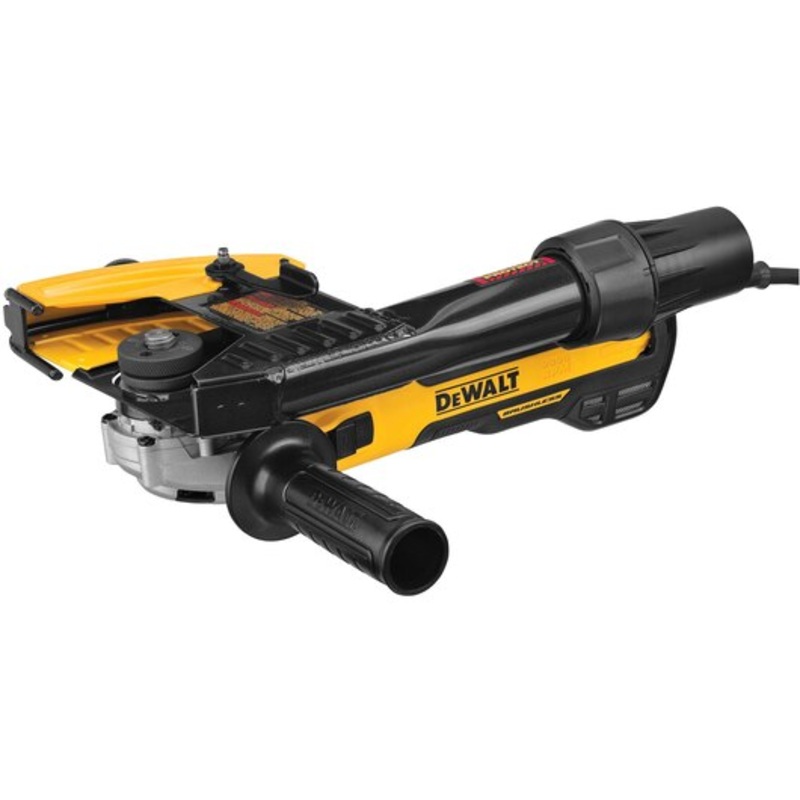 DEWALT 5 in. - 6 in. Brushless Small Angle Grinder, Slide with Tuckpointing Shroud Kit