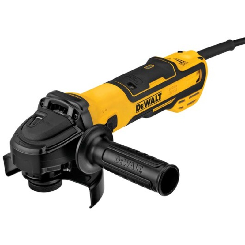 DEWALT 5 in. Brushless Slide Switch Small Angle Grinder with KICKBACK BREAK and Pipeline Cover