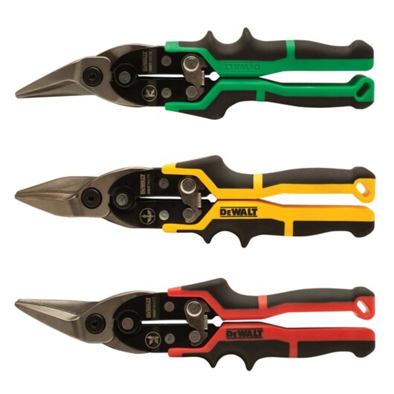 DEWALT ERGO Aviation Snips - 3 Pack
