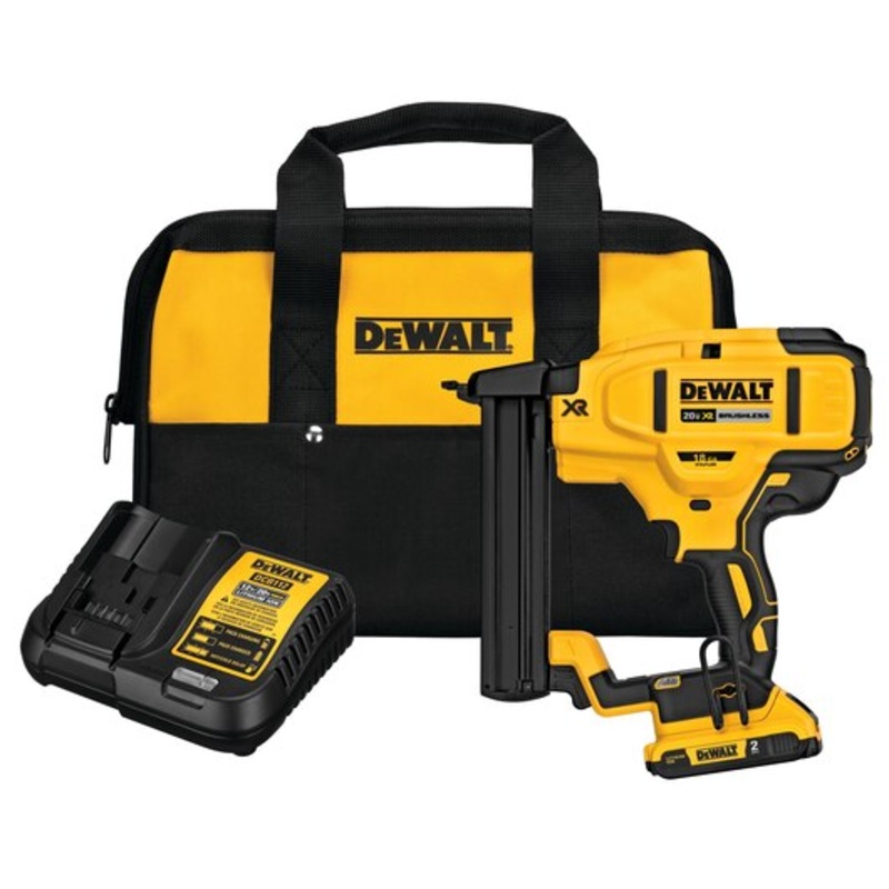DEWALT 20V MAX* XR 18 GA Cordless Narrow Crown Stapler Kit