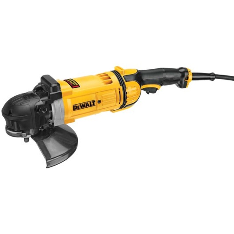 DEWALT 9" 6,500 RPM 4.7 HP Grinder, No-Lock, Cover