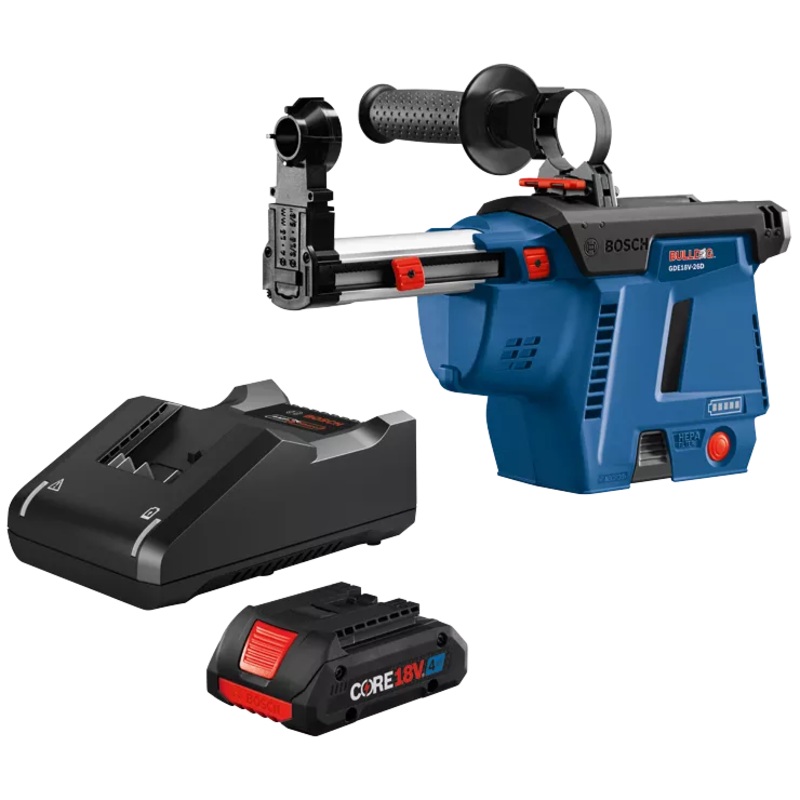 BOSCH 18V SDS-PLUS BULLDOG 1" Dust Collection Attachment Kit