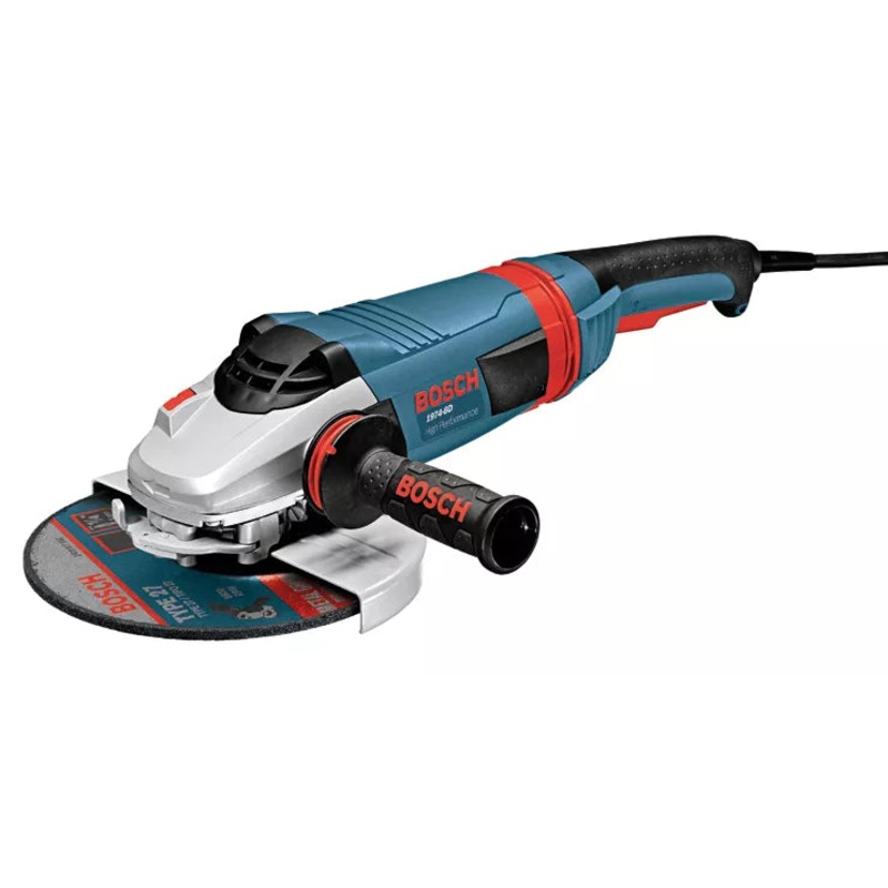 BOSCH 7" 15 A High Performance Large Angle Grinder w/ No Lock-On Switch
