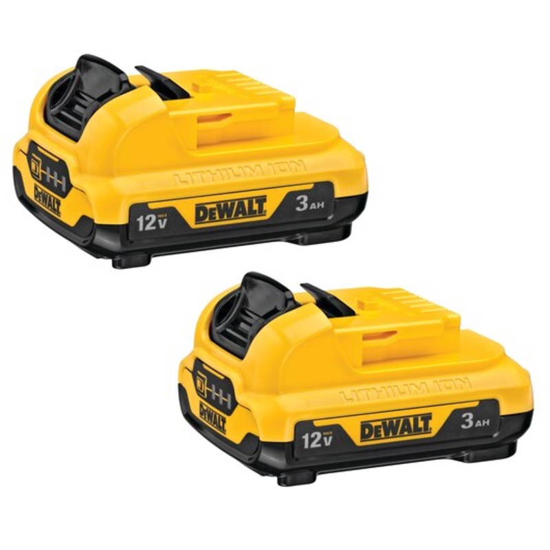 DEWALT 12V Max 3Ah Lithium Ion Battery (2-Pack)