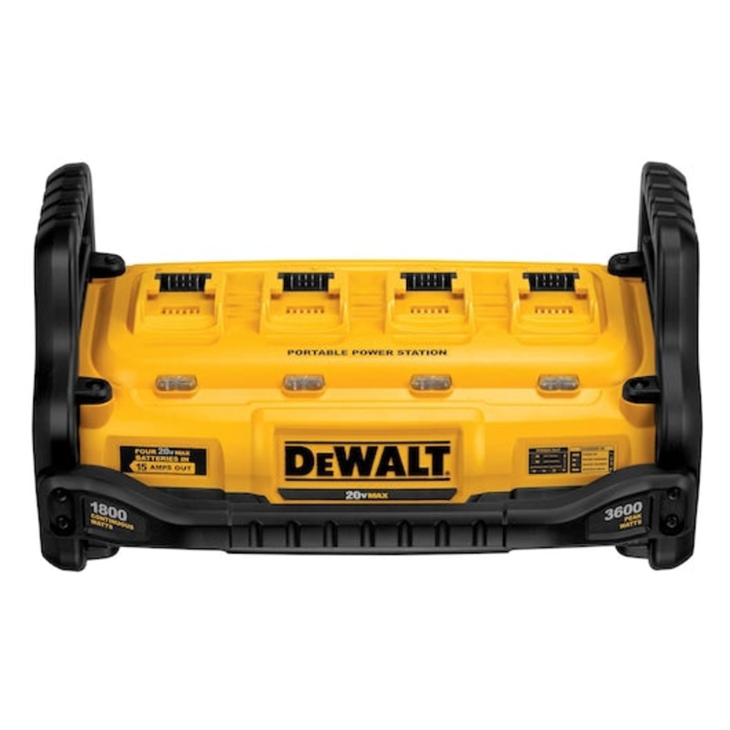 DEWALT 1800 Watt Portable Power Station And Simultaneous Battery Charger
