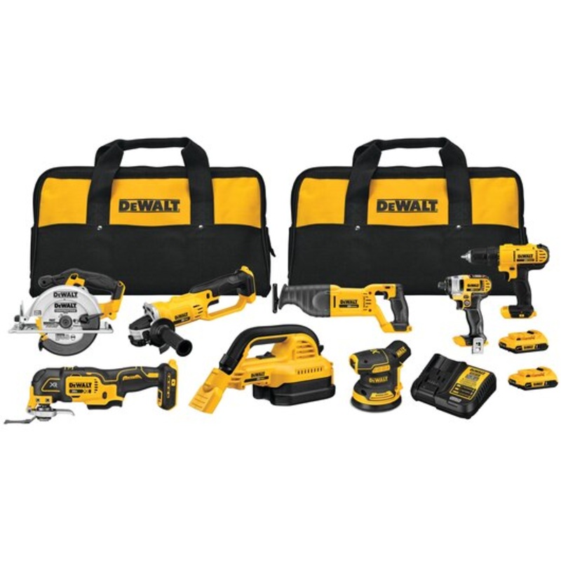 DEWALT 20V MAX* 8-Tool Combo Kit