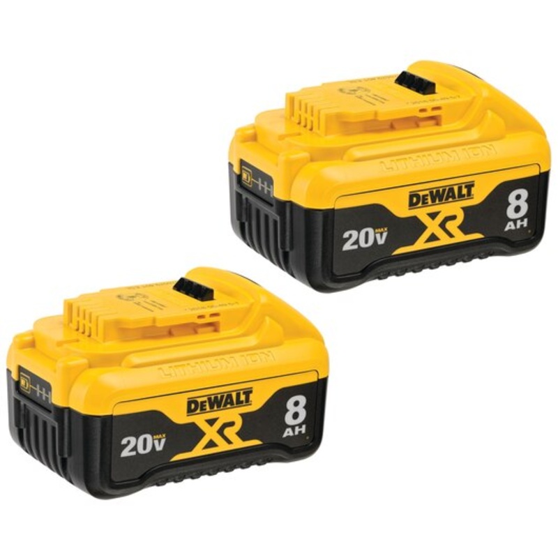 DEWALT 20V MAX* 8Ah Battery 2-Pack