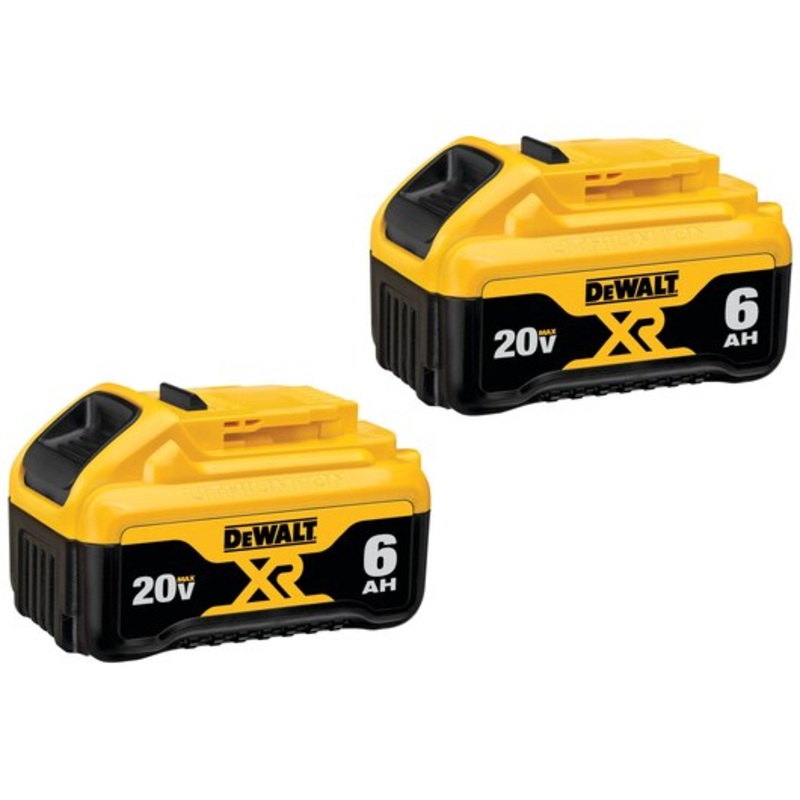 DEWALT 20V MAX* Battery, Premium 6.0Ah Double Pack