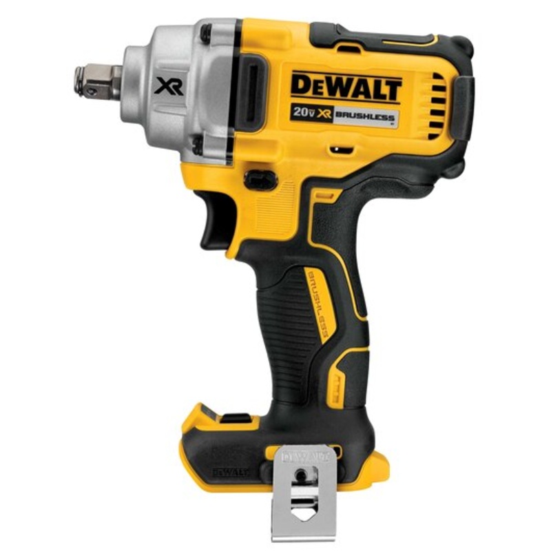 DEWALT 20V MAX* XR 1/2" Mid-Range Cordless Impact Wrench w/ Hog Ring Anvil (Tool Only)