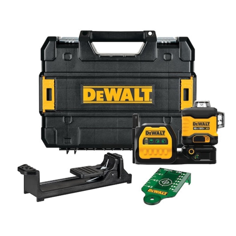 DEWALT 20V MAX* XR 3 X 360 Green Line Laser (Tool Only)