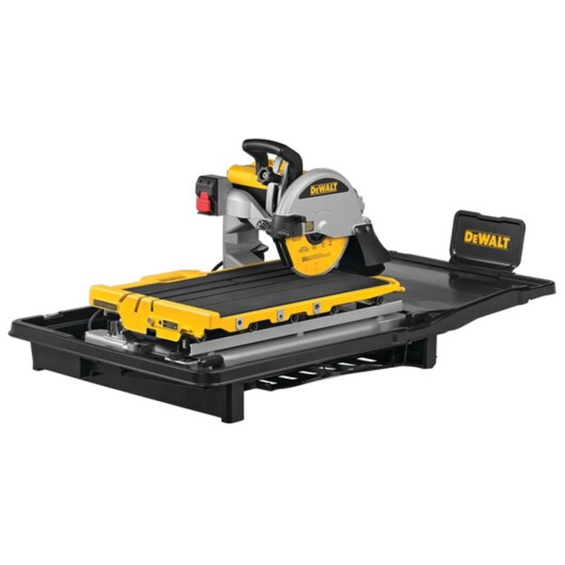 DEWALT Wet Tile Saw, High Capacity, 10-Inch