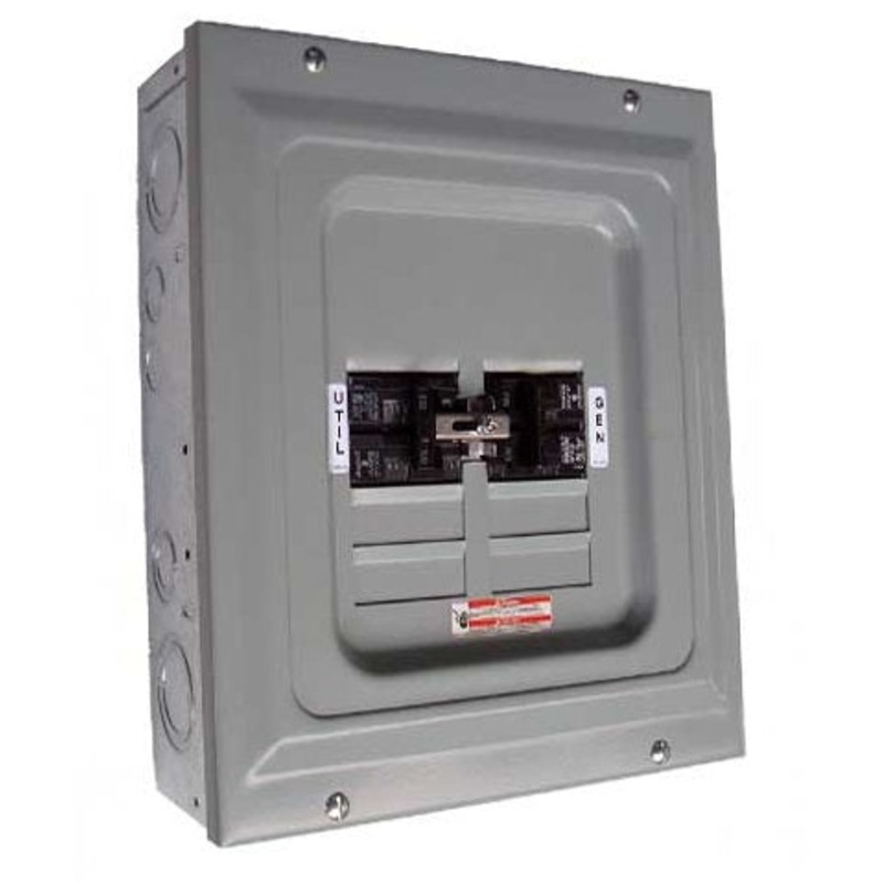 GENERAC Single Load 100A Manual Transfer Switch