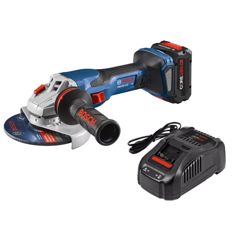 BOSCH PROFACTOR 18V Connected-Ready 5"  6" Angle Grinder Kit