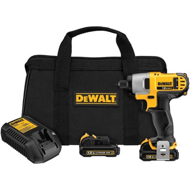 DEWALT 12V MAX* 1/4 in. Impact Driver Kit