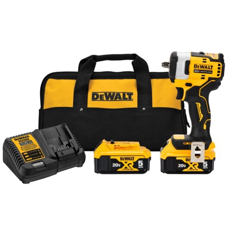 DEWALT 20V MAX* 3/8 in. Cordless Impact Wrench with Hog Ring Anvil Kit