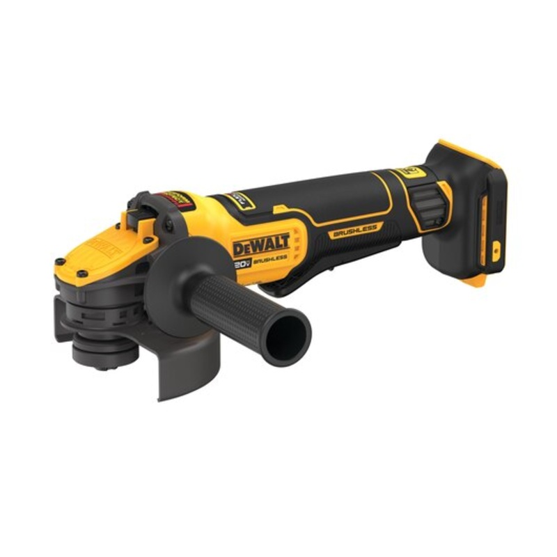 DEWALT 20V MAX* 4-1/2 in. - 5 in. Brushless Cordless Paddle Switch Angle Grinder with FLEXVOLT Advantage (Tool Only)