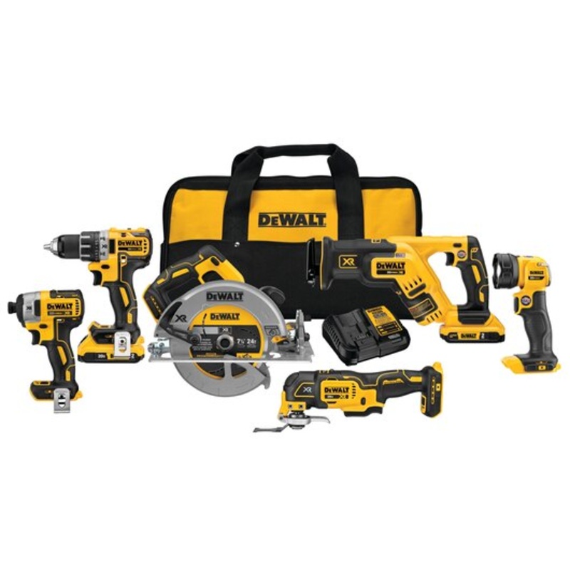 DEWALT 20V MAX* 6 Tool Combo Kit