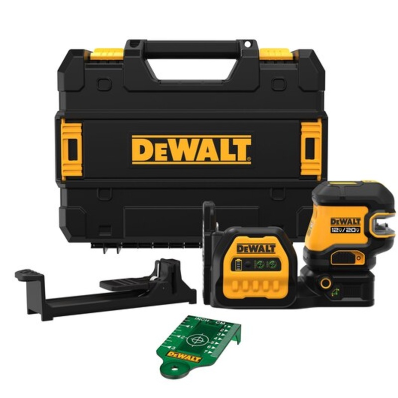 DEWALT 20V MAX* Cordless 5-Spot Green Line Laser (Tool Only)