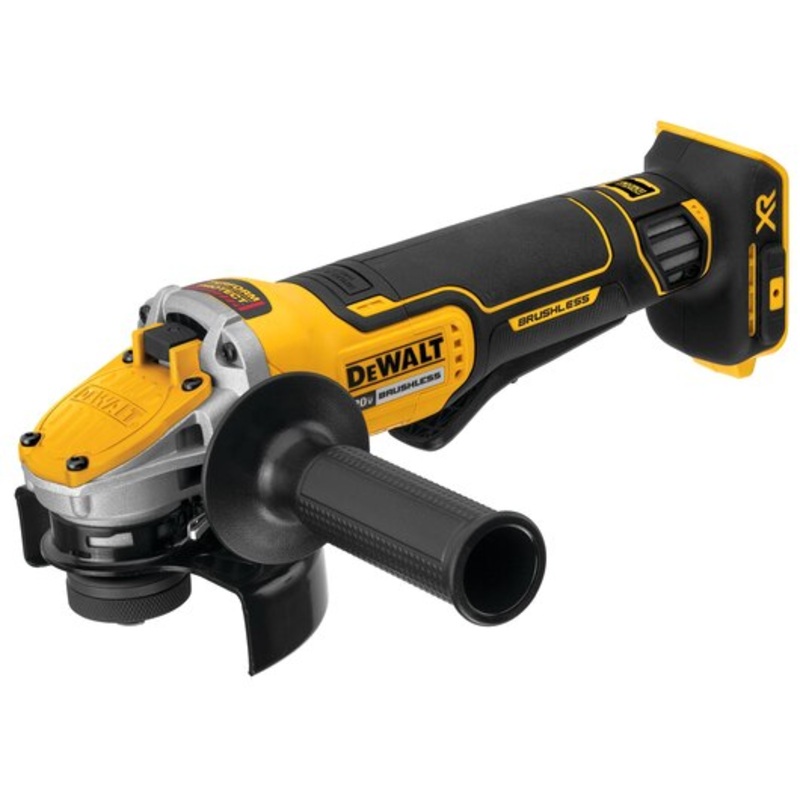 DEWALT 20V MAX* XR 4-1/2 in. - 5 in. Brushless Cordless Small Angle Grinder with POWER DETECT Tool Technology (Tool Only)