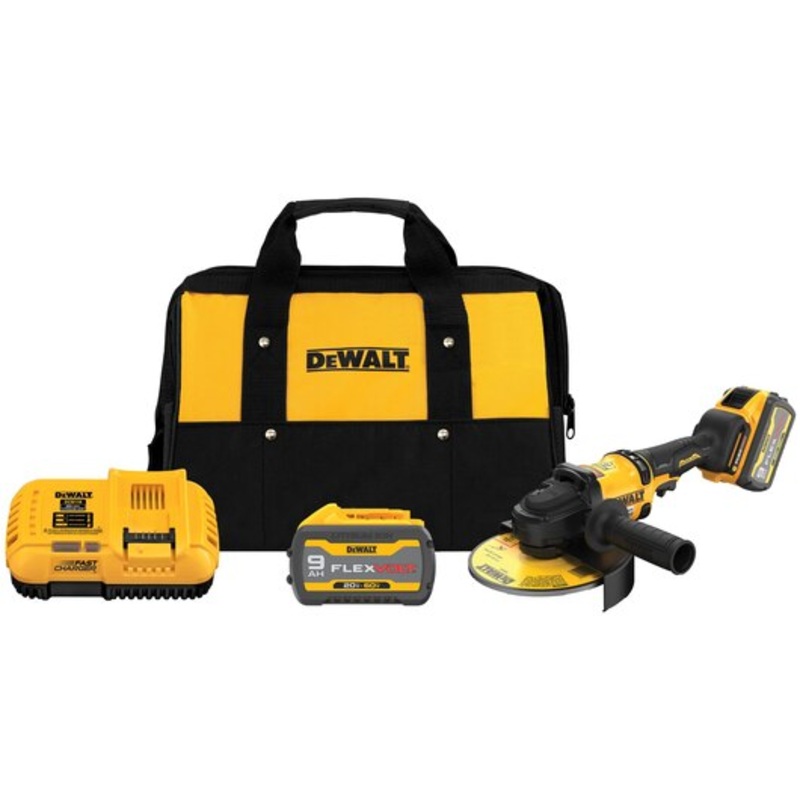 DEWALT 60V MAX* 7 in. Brushless Cordless Grinder with KICKBACK BREAK Kit