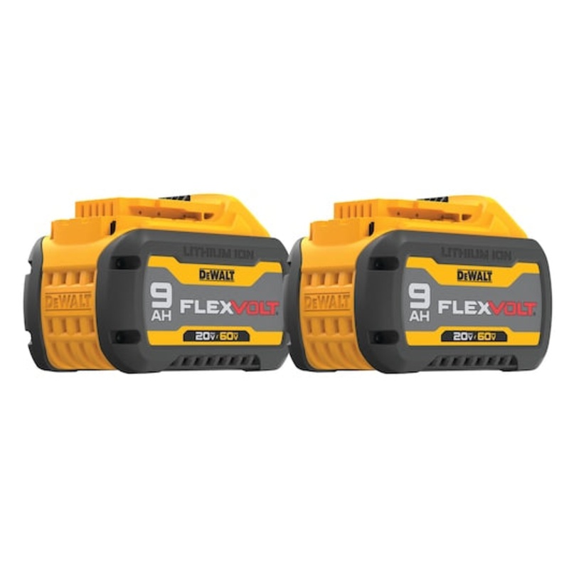 DEWALT FLEXVOLT 20V/60V MAX* Batteries, 9.0-Ah, 2-Pack