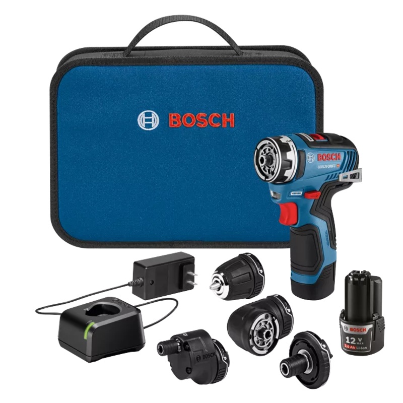 BOSCH 12V MAX Drill/Driver w/ 5-IN-1 FLEXICLICK System