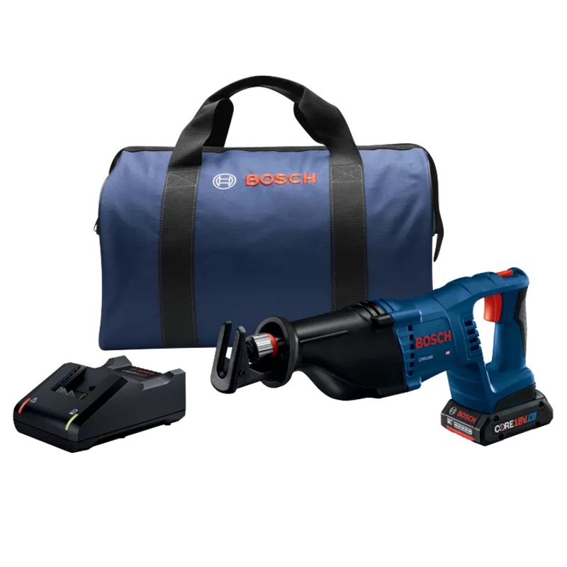 BOSCH 18V 1-1/8" D-Handle Reciprocating Saw Kit