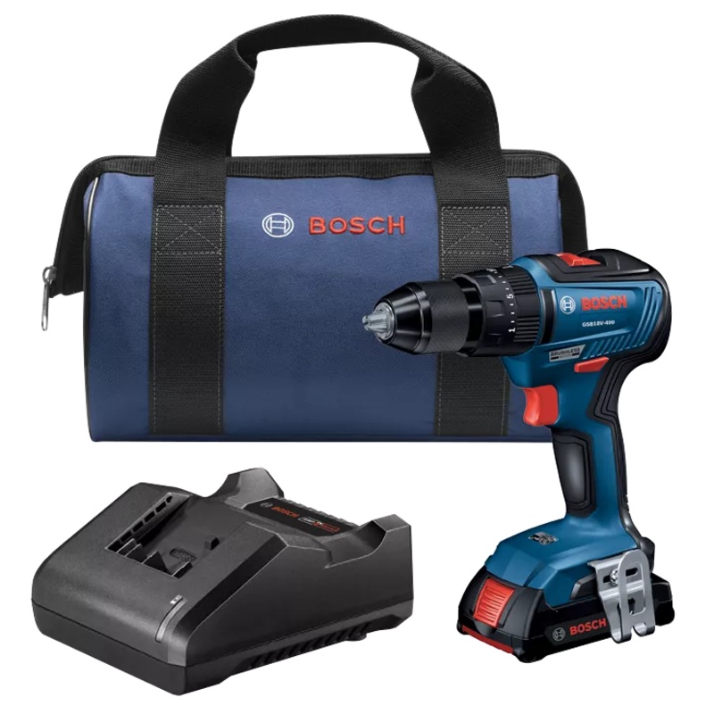 BOSCH 18V EC 1/2" Hammer Drill/Driver Kit