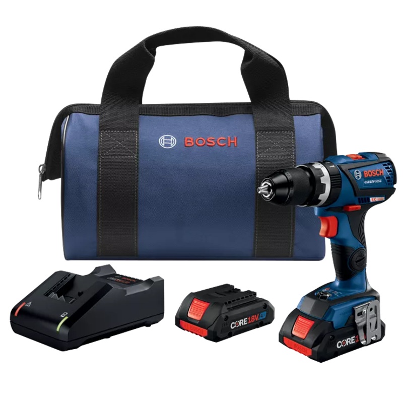 BOSCH 18V EC Connected-Ready 1/2" Hammer Drill/Driver Kit