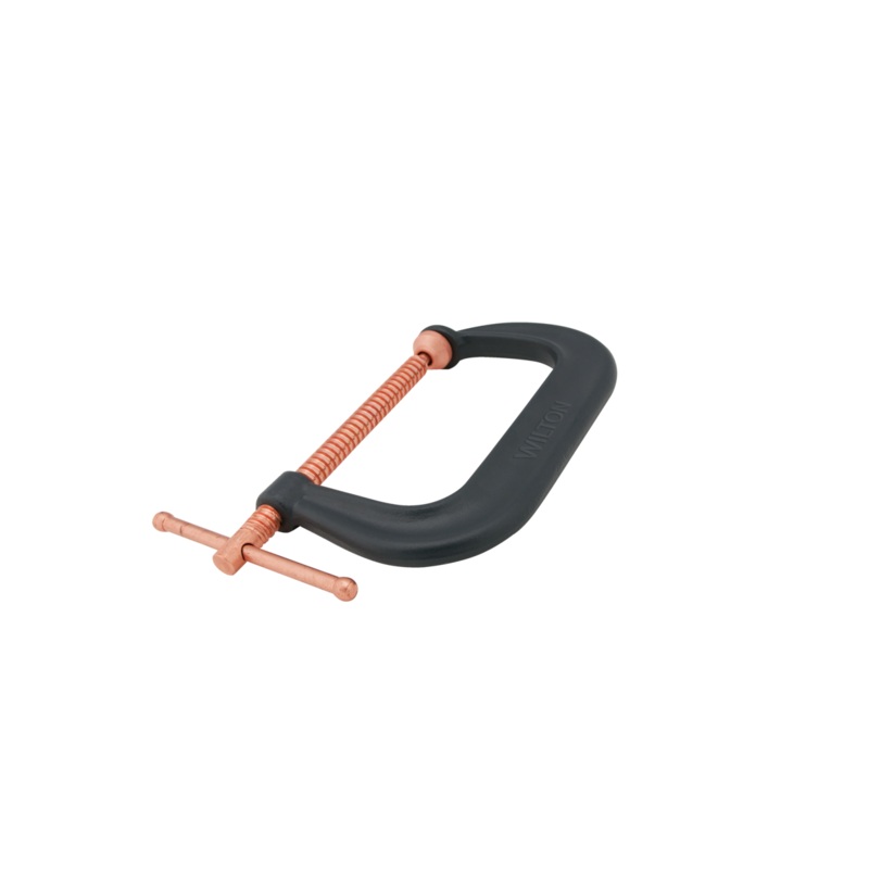 WILTON Spark-Duty Drop Forged C-Clamp, 0 - 3 Opening, 2-7/16 Throat Depth