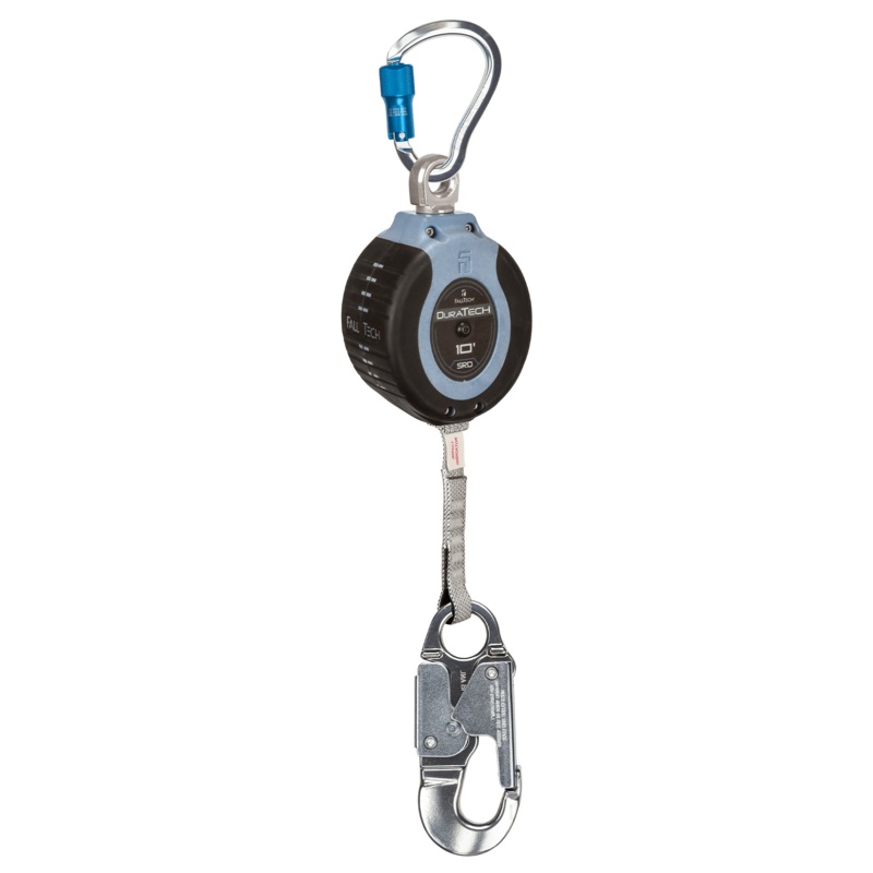 FALLTECH 10' DURATECH Web SRL w/ Aluminum Snap Hook, Includes Aluminum Anchorage Carabiner