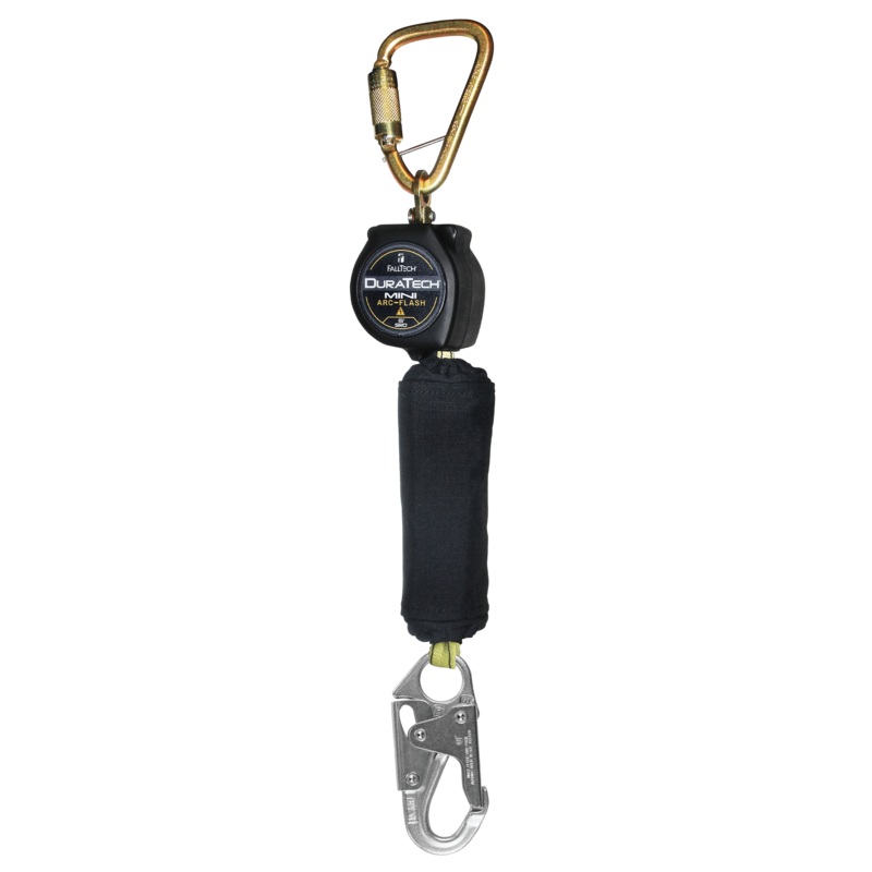 FALLTECH 6' Arc Flash DURATECH Mini Class 1 Personal SRL-P w/ Steel Snap Hook, Includes Steel Dorsal Connecting Carabiner
