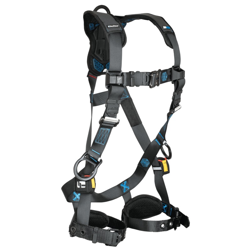 FALLTECH FT-ONE 3D Standard Non-Belted Full Body Harness, Tongue Buckle Leg Adjustments