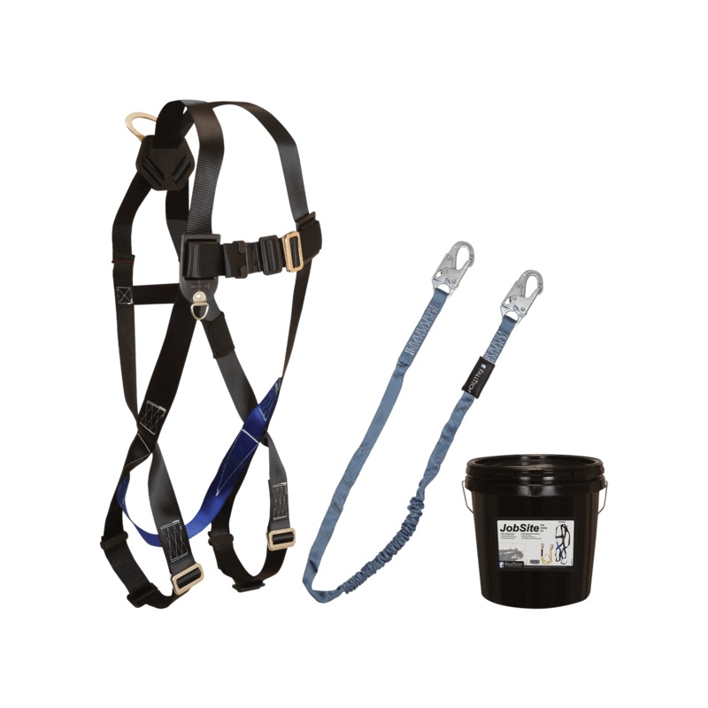 FALLTECH Harness & Lanyard 2 PC. Mini Bucket Kit (7007, 8259, 1 Gallon Bucket)