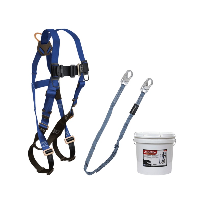 FALLTECH Harness & Lanyard 2 PC. Mini Bucket Kit (7015, 8259, 2 Gallon Bucket)