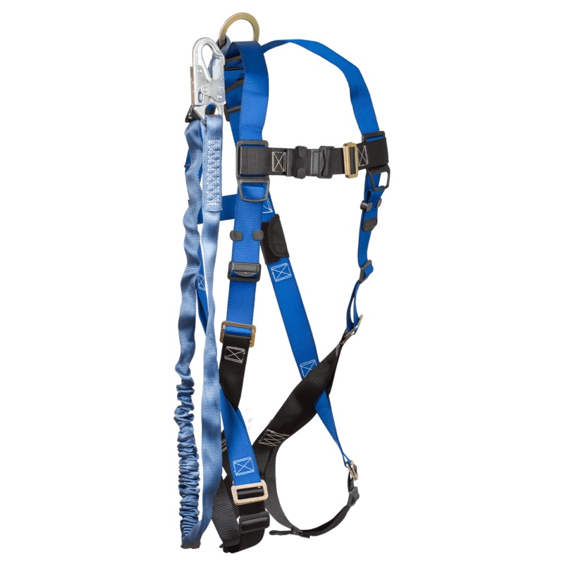 FALLTECH Harness & Lanyard Integrated Combination, 7015 w/ 8259